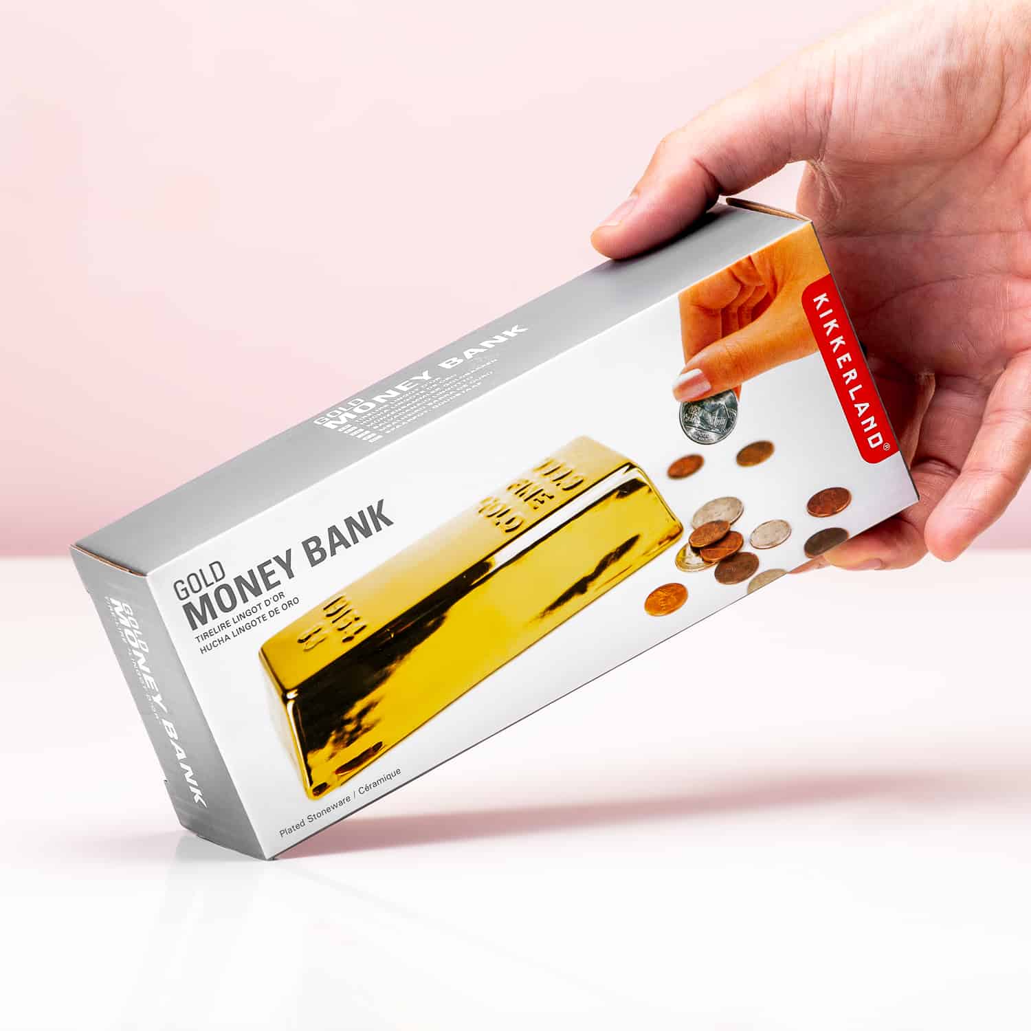 Gold Bar Coin Bank
