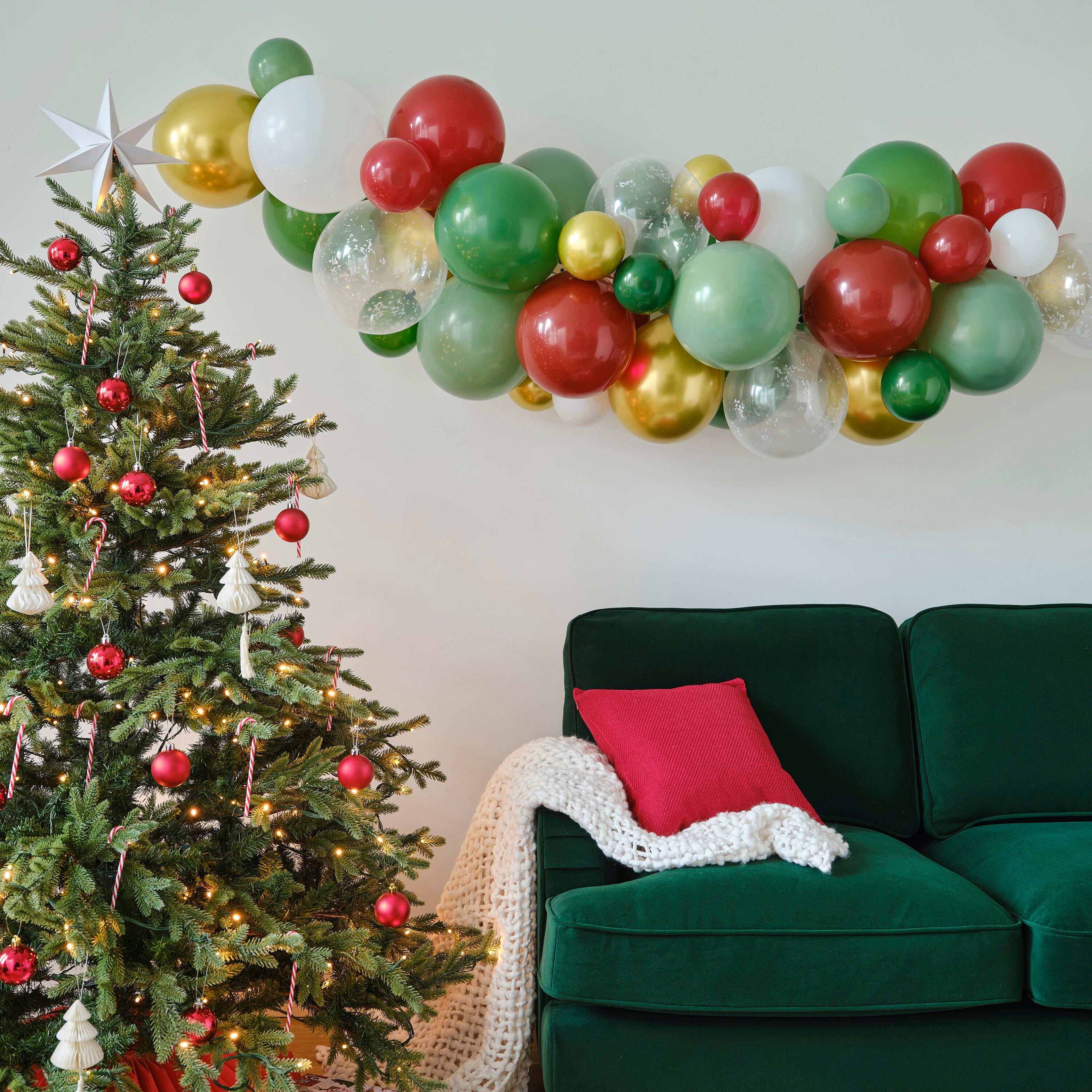 Merry Little Christmas - Balloon Arch