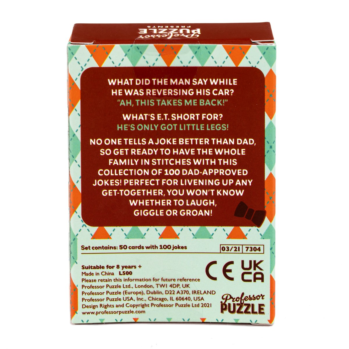 100 Most Embarrassing Dad Jokes Card Pack