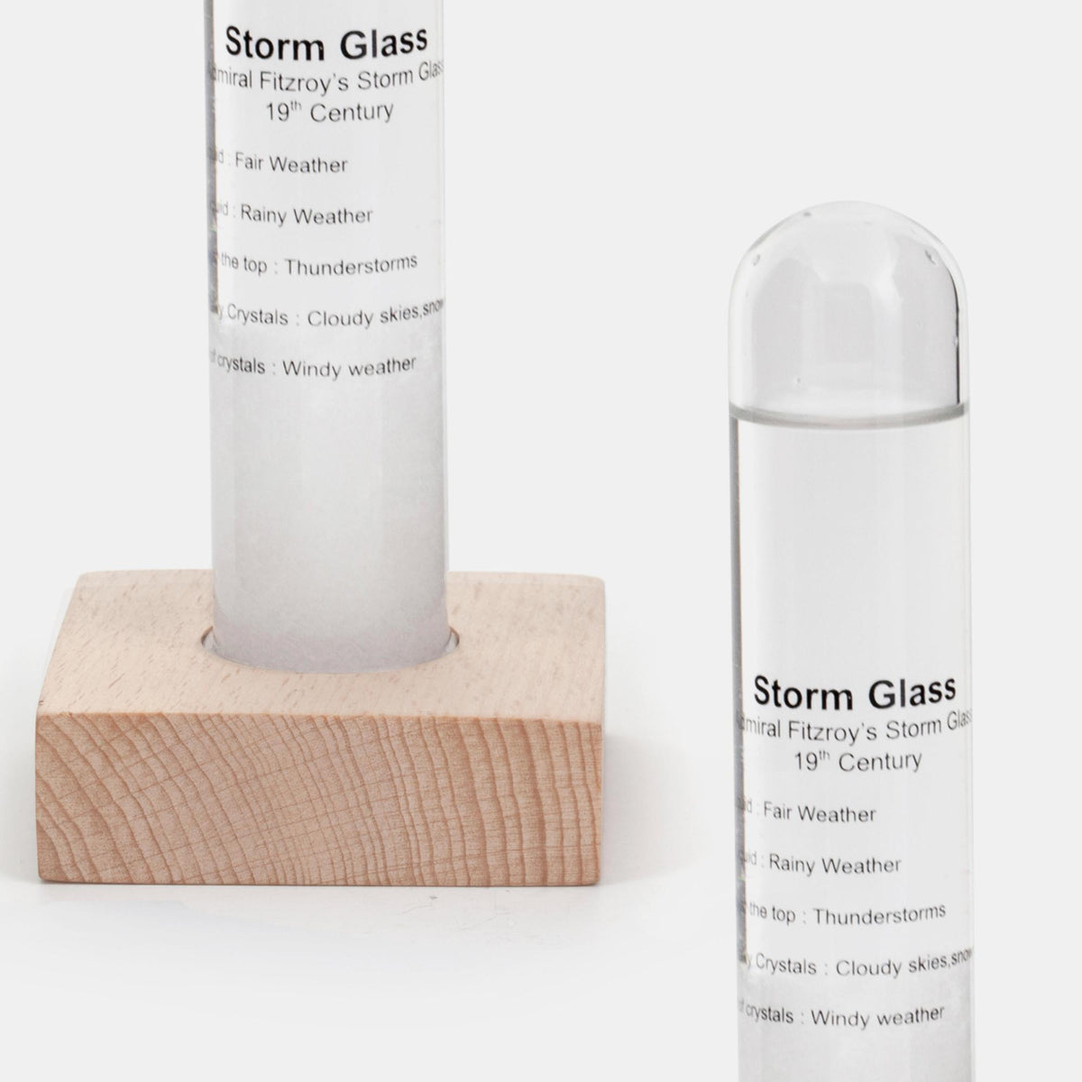 Kikkerland Mini Storm Glass Barometer