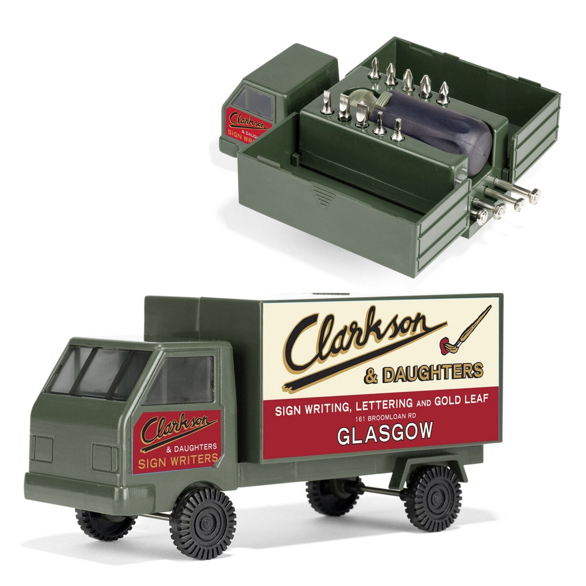 Truck Tool Box & Screwdriver Set