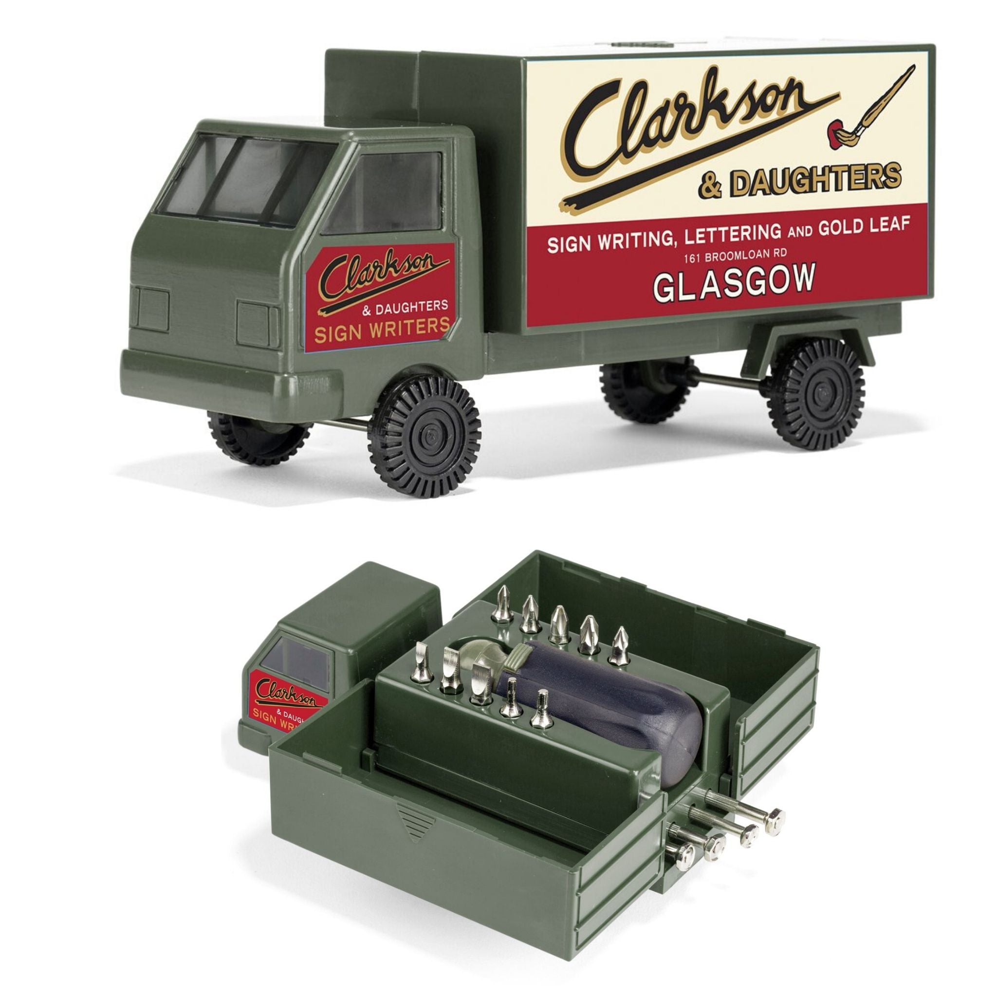 Truck Tool Box & Screwdriver Set