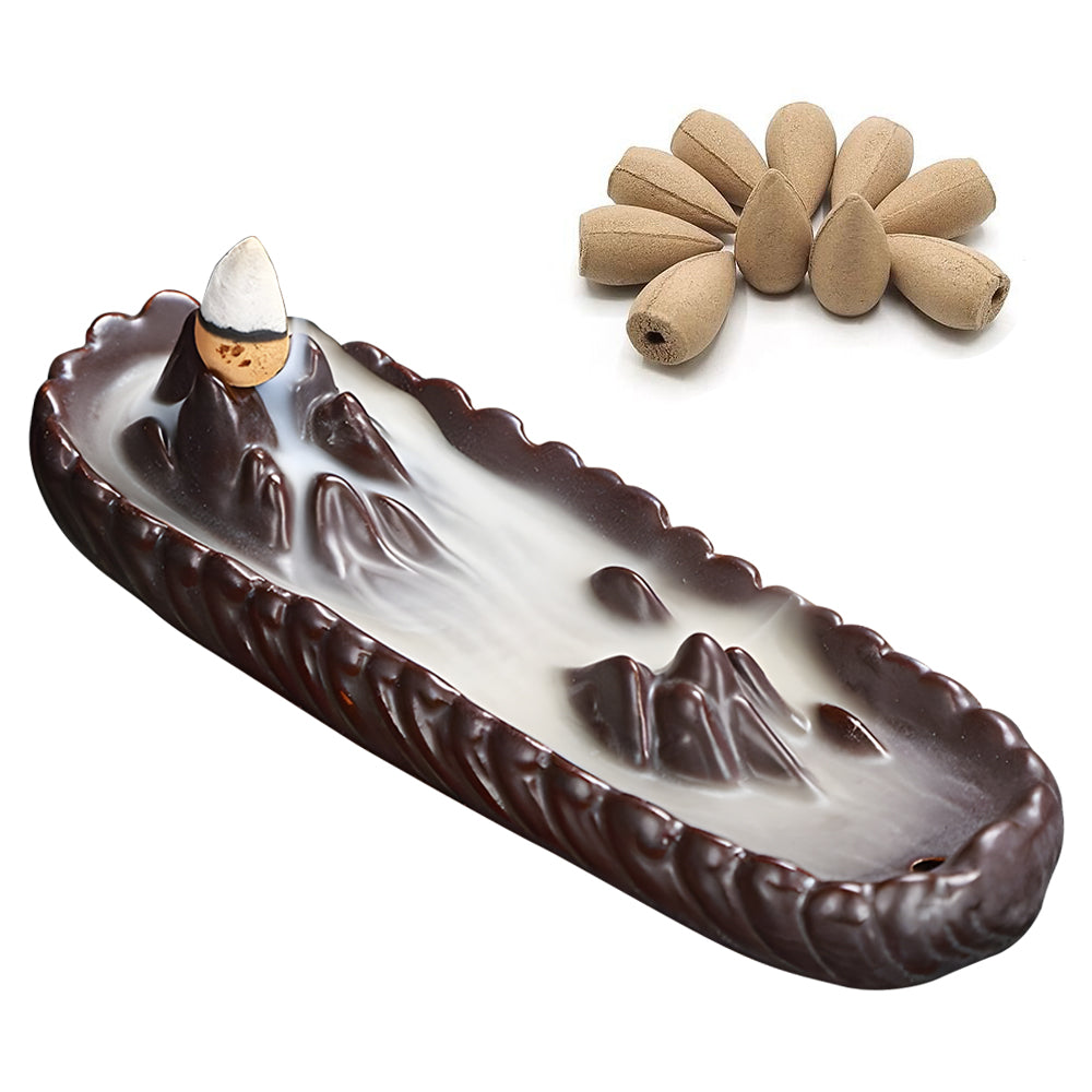 Mountain Waterfall Backflow Incense Burner
