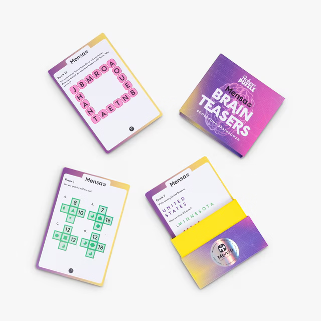 Mensa Brainteaser Puzzles