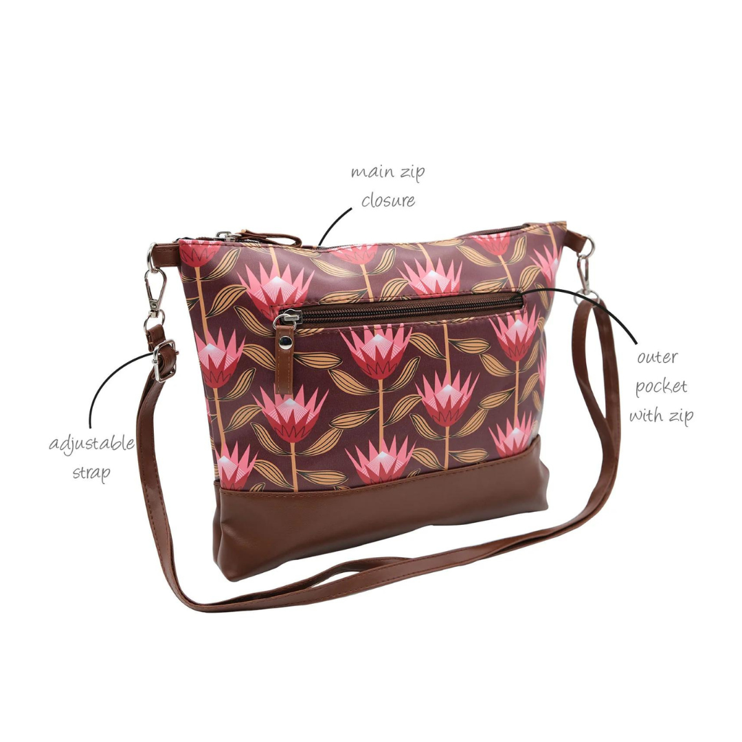 Out of Africa - Protea Print Bags & Accessories (assorted styles)