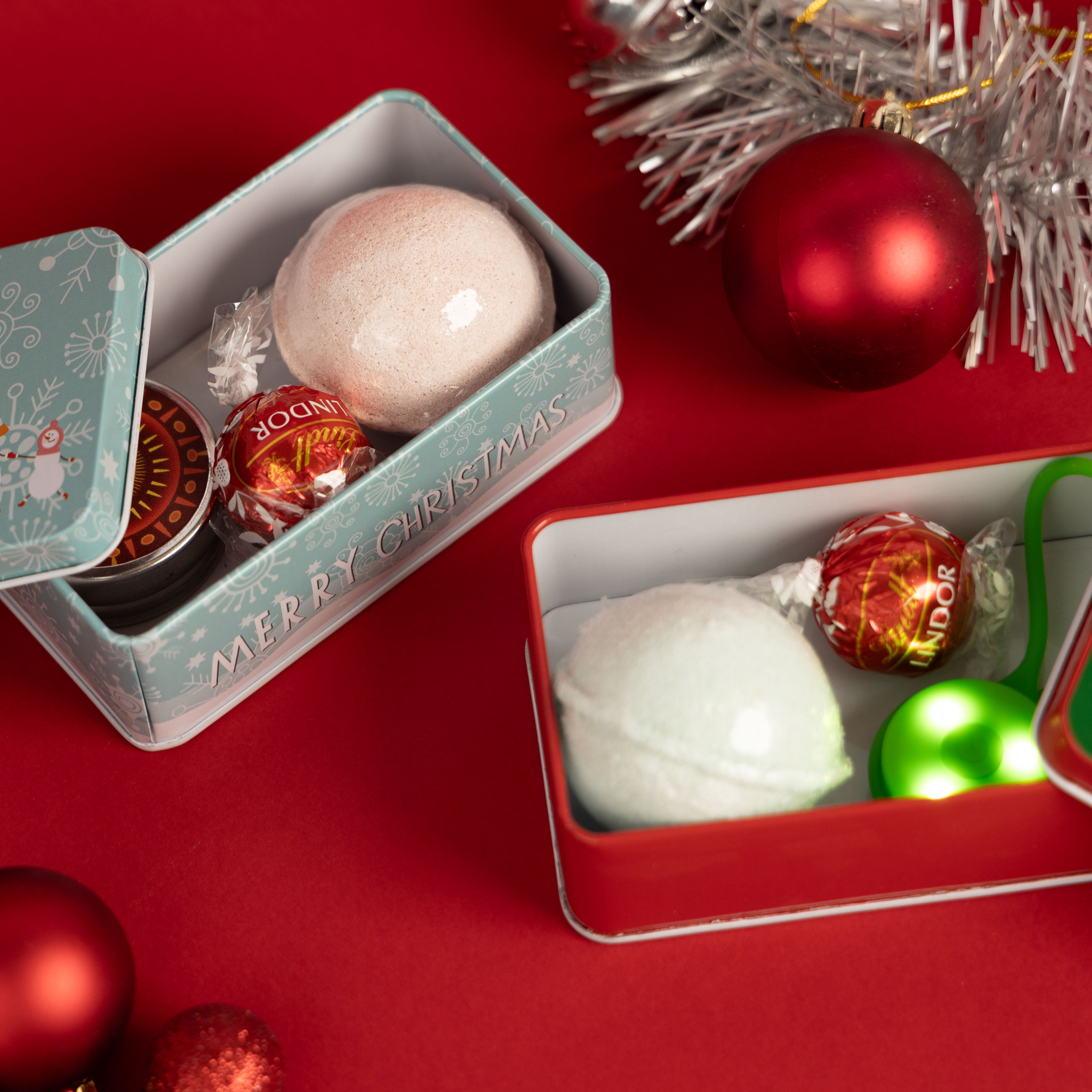 Mini Christmas Storage Tins