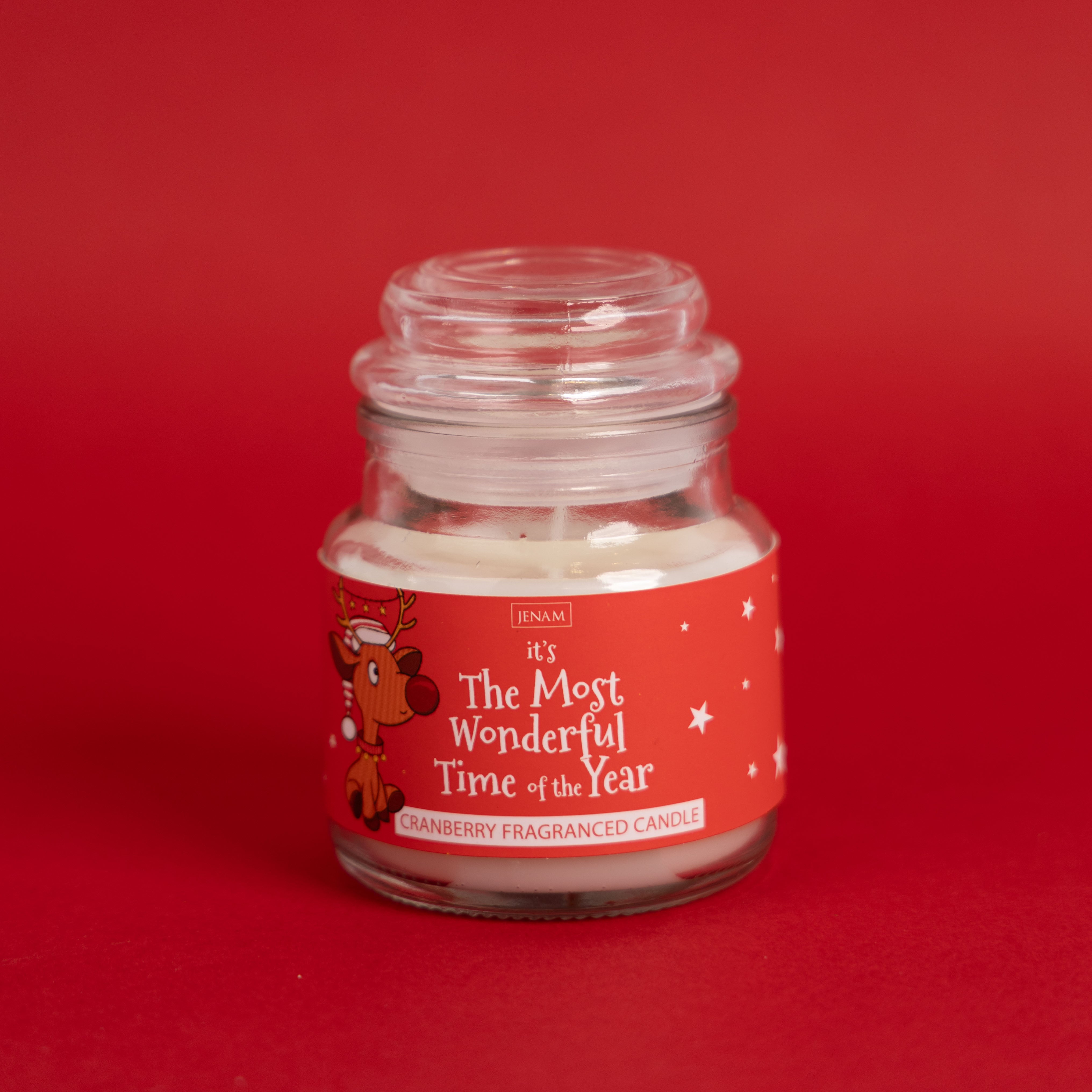 Christmas Cranberry-Scented Mini Candles