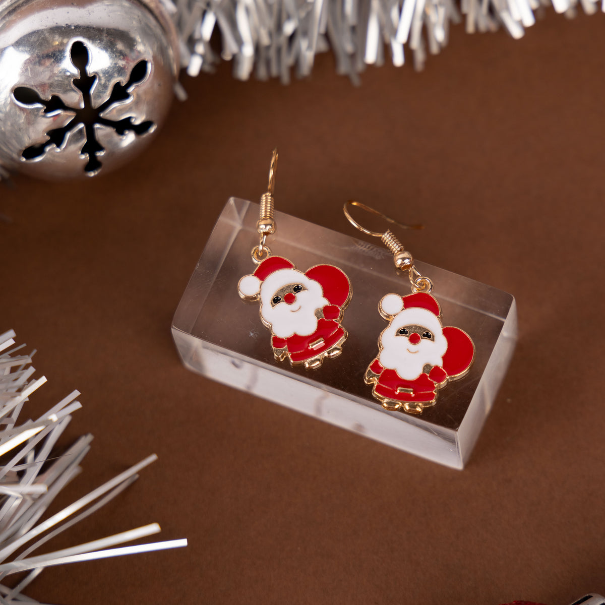 Festive Earrings (Christmas Tree or Father Christimas)