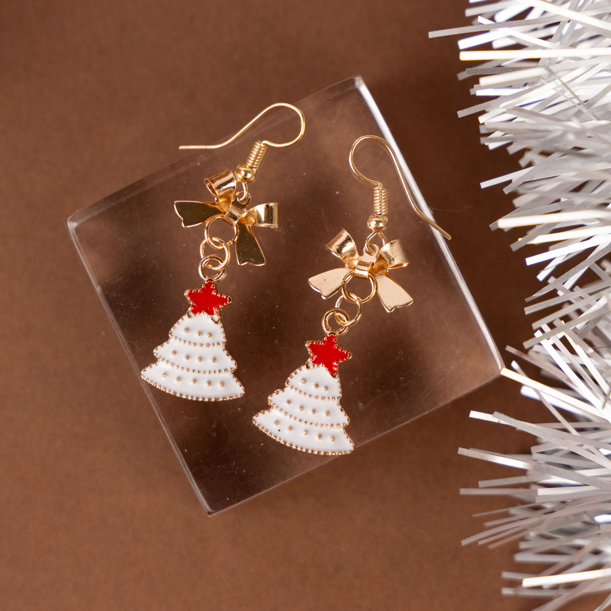 Festive Earrings (Christmas Tree or Father Christimas)