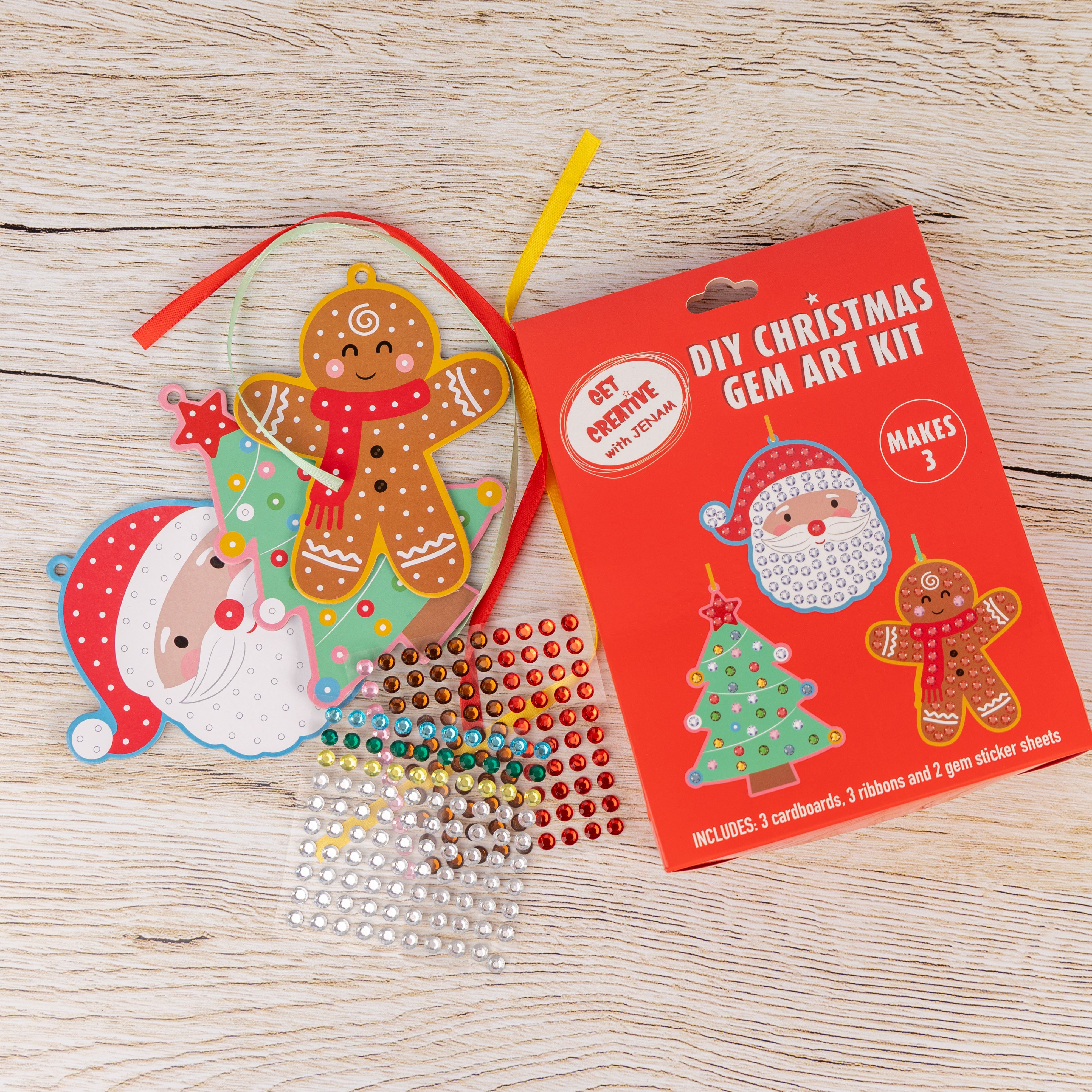 Christmas Gem Art Kit for Kids