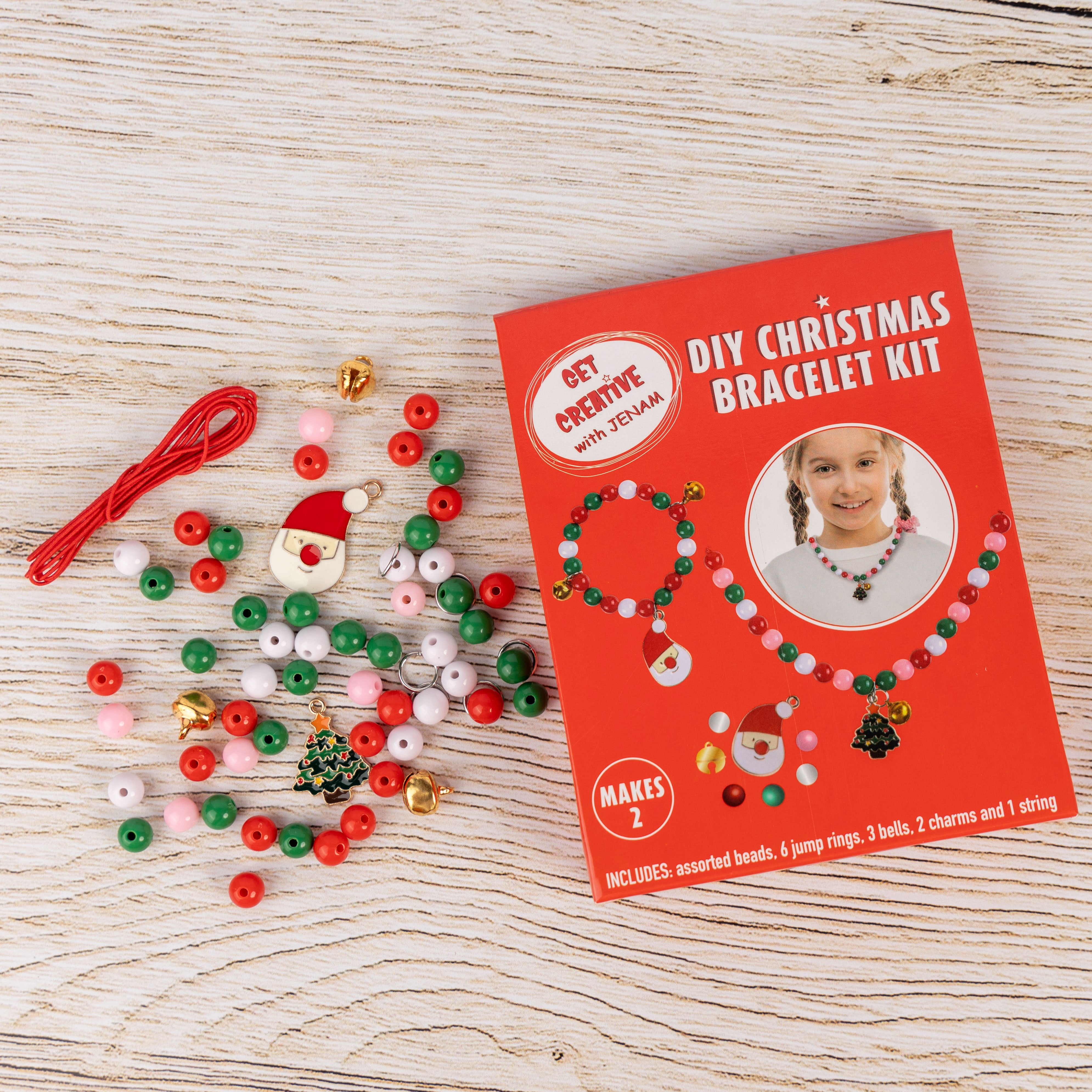 DIY Christmas Bracelet Kit for Kids