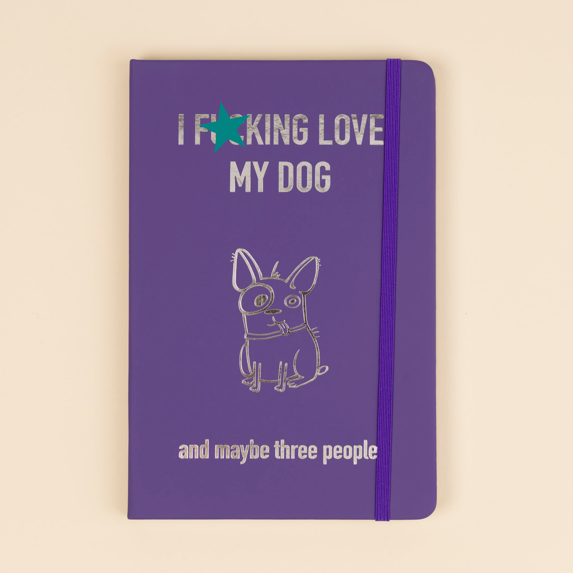 "I F***ing Love My Dog" A5 Notebook