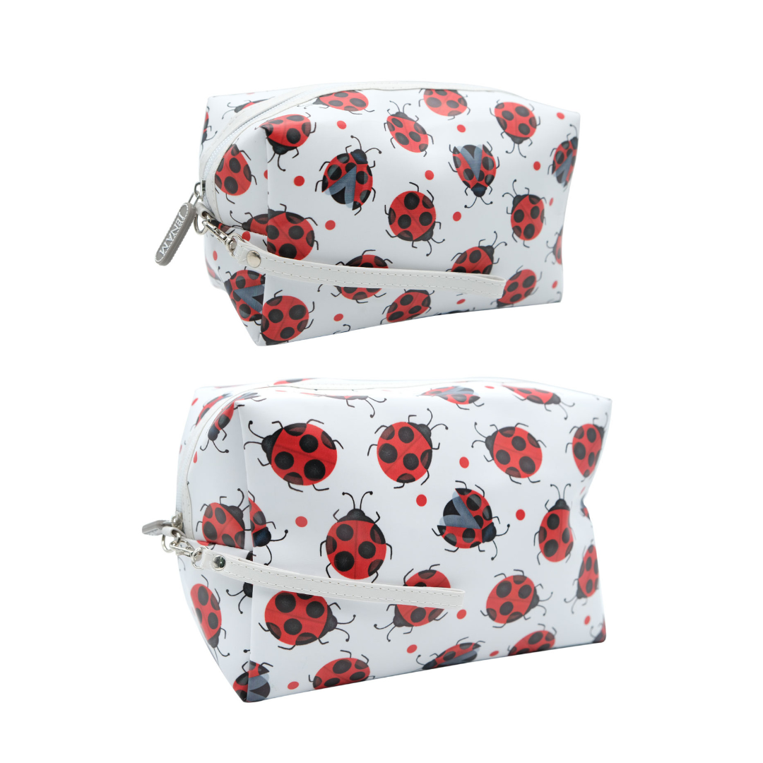Love Bug Cosmetics Bags (assorted sizes)