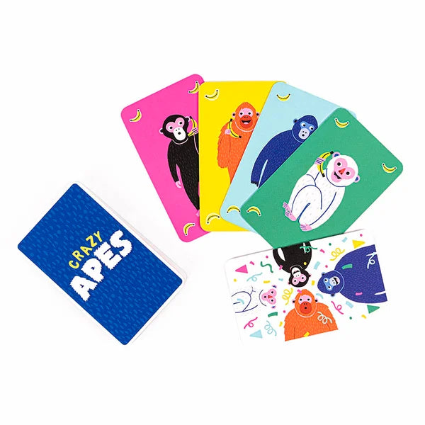 "Crazy Apes" Kids' Card Game