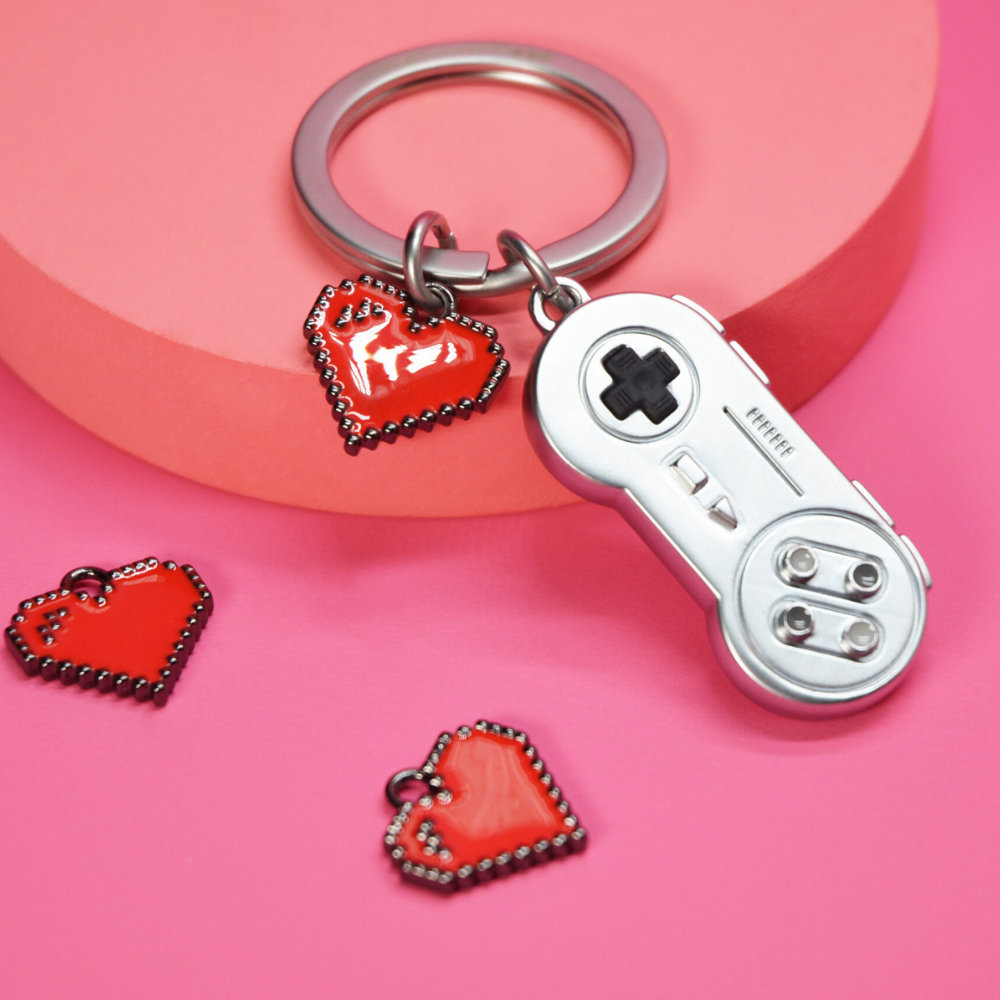 Game Controller Premium Keyring