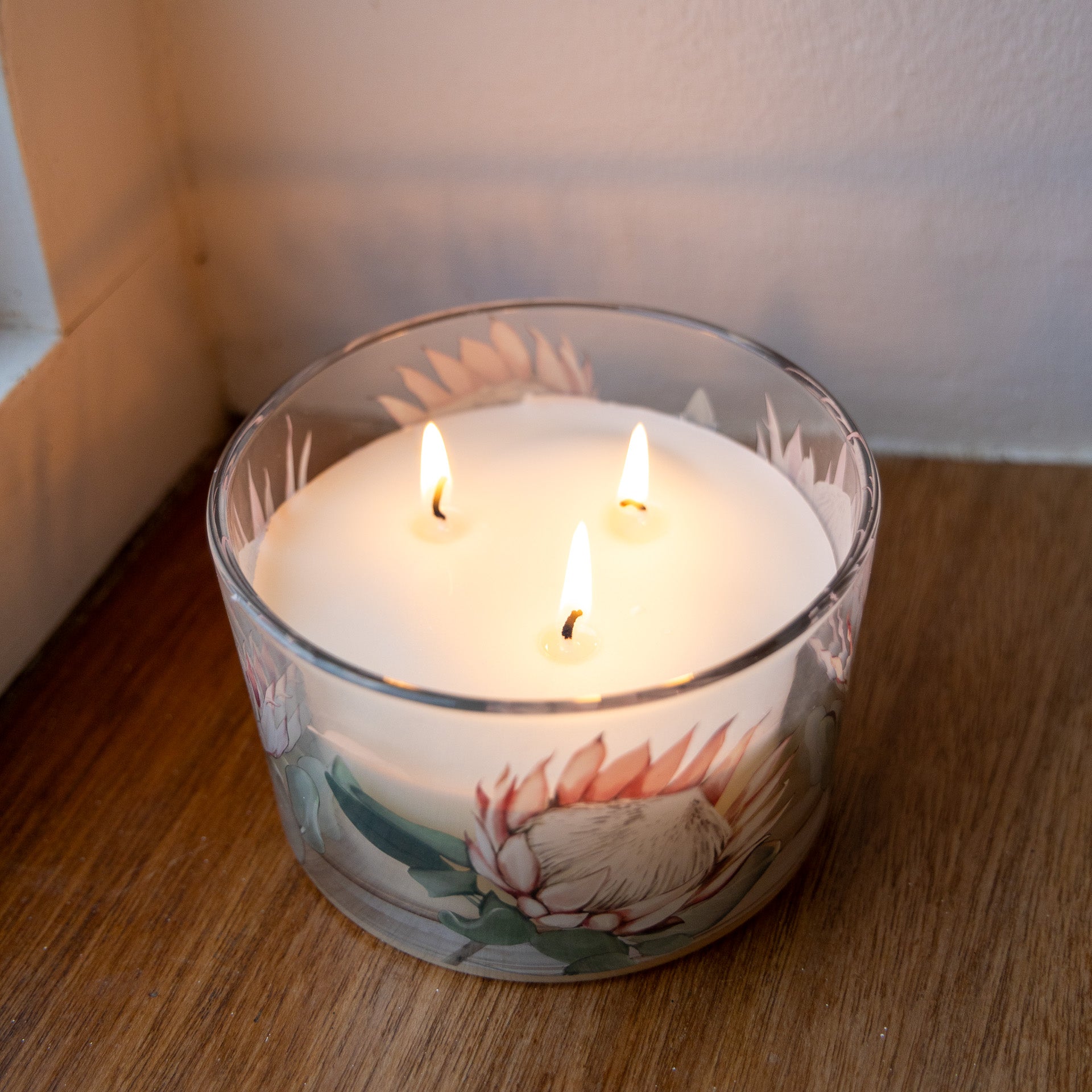 Protea Luxury Triple-Wick Scented Candle