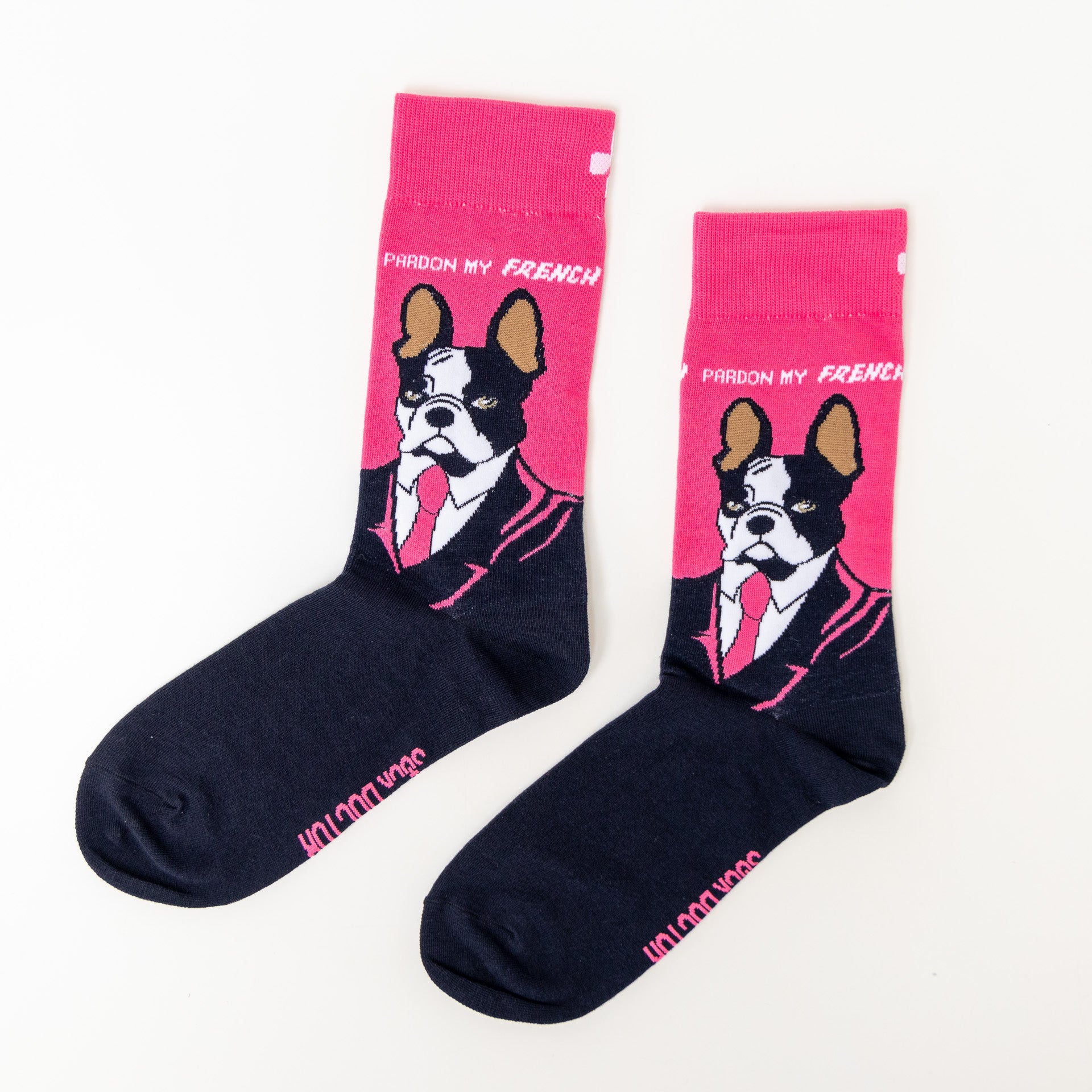 Men's "Pardon My French" Frenchie Socks