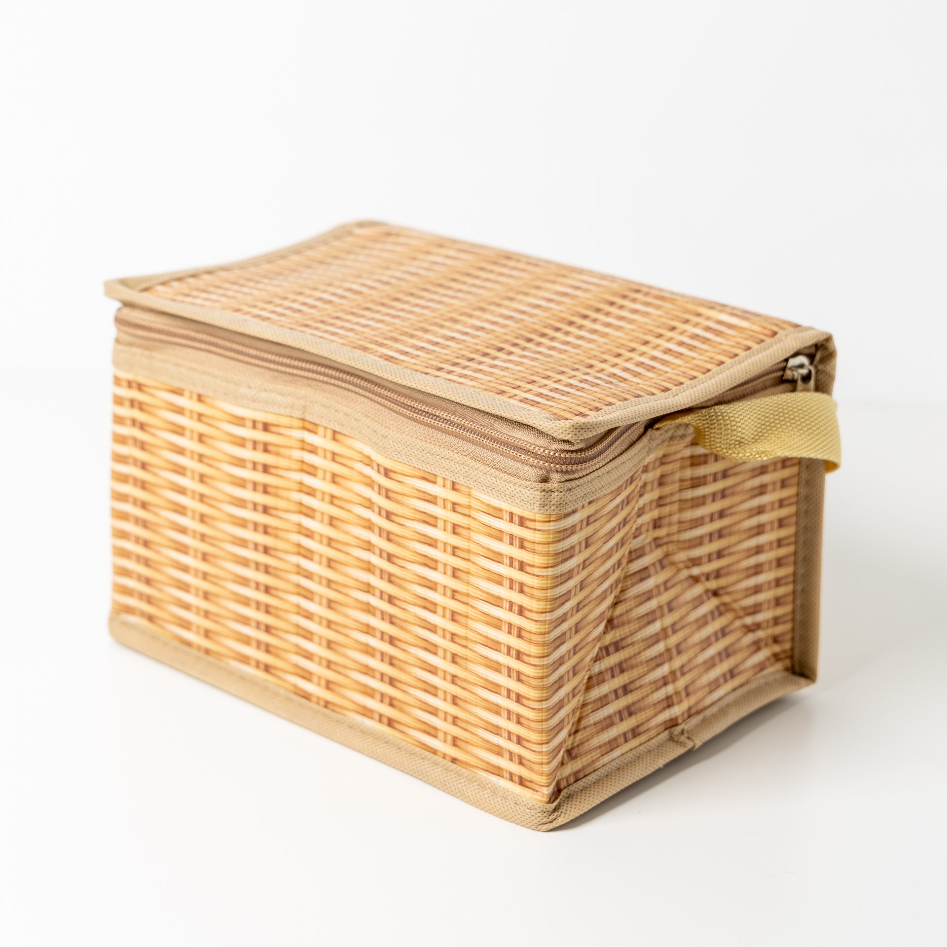 Wicker Print Mini Cooler Bag