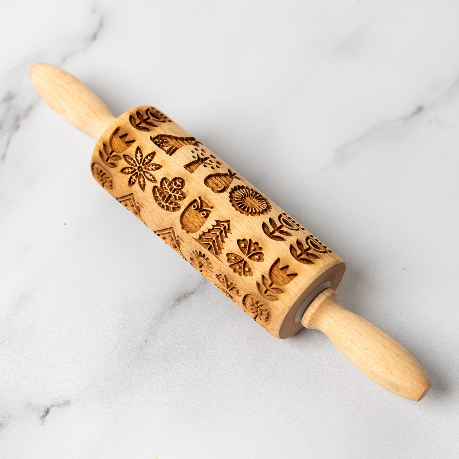 Rolling Pin with Embossing Design (assorted)