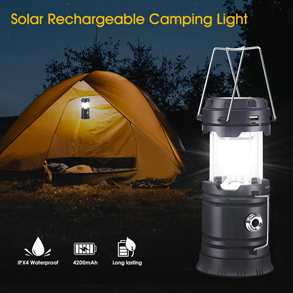 Collapsible Solar LED Lanterns (pack of 4)