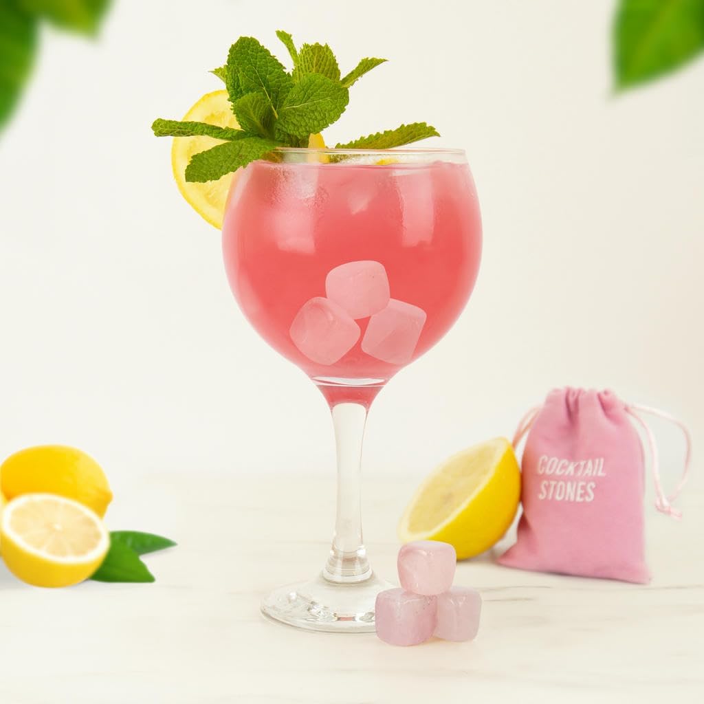 Rose Quartz Cocktail Stones