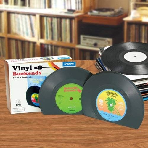 Vinyl Record Bookends (set of 2)