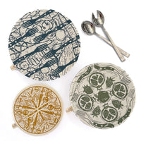 Halo "Farm to Table" Cotton Dish Covers and Tea Towel (assorted sizes)