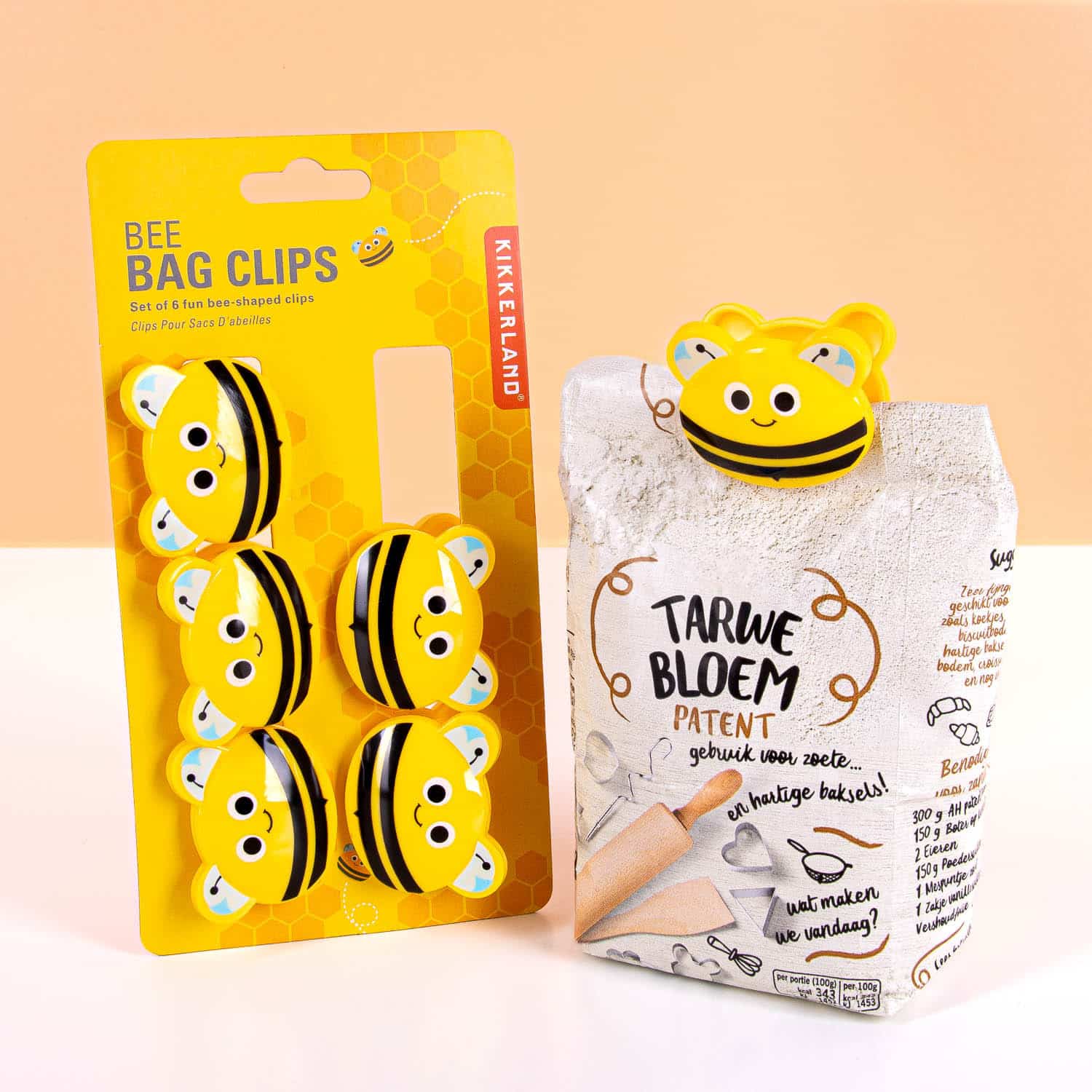 Bumble Bee Bag Clips (set of 6)