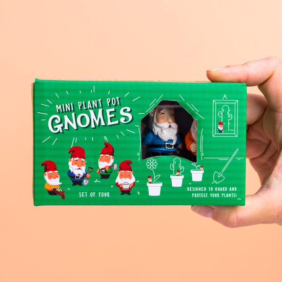 Mini Pot Plant Gnomes (set of 4)