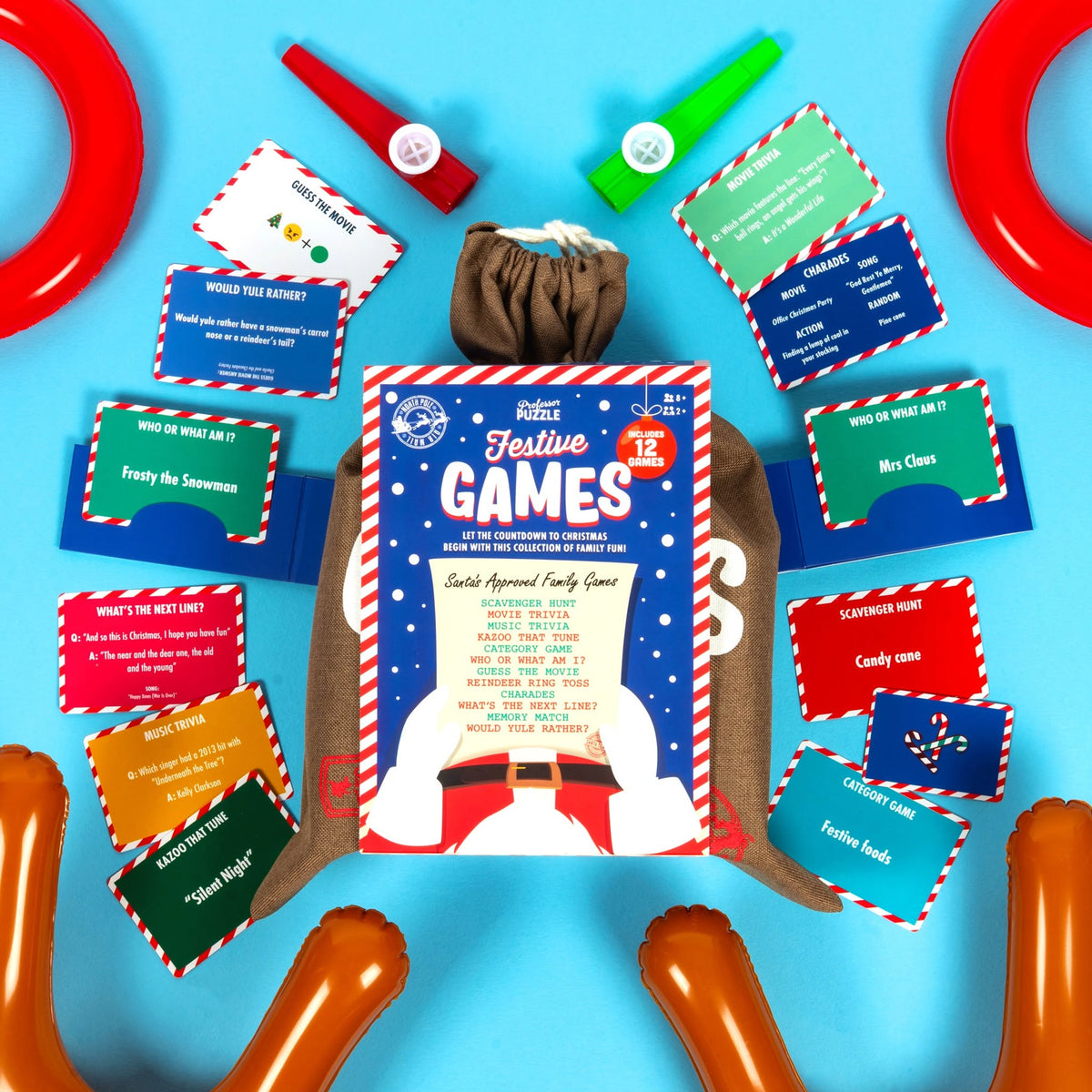 Festive Family Games (includes 12 Christmas-themed games)