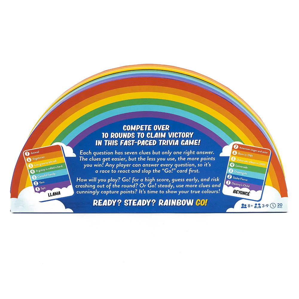 Rainbow Go! Family Trivia Game