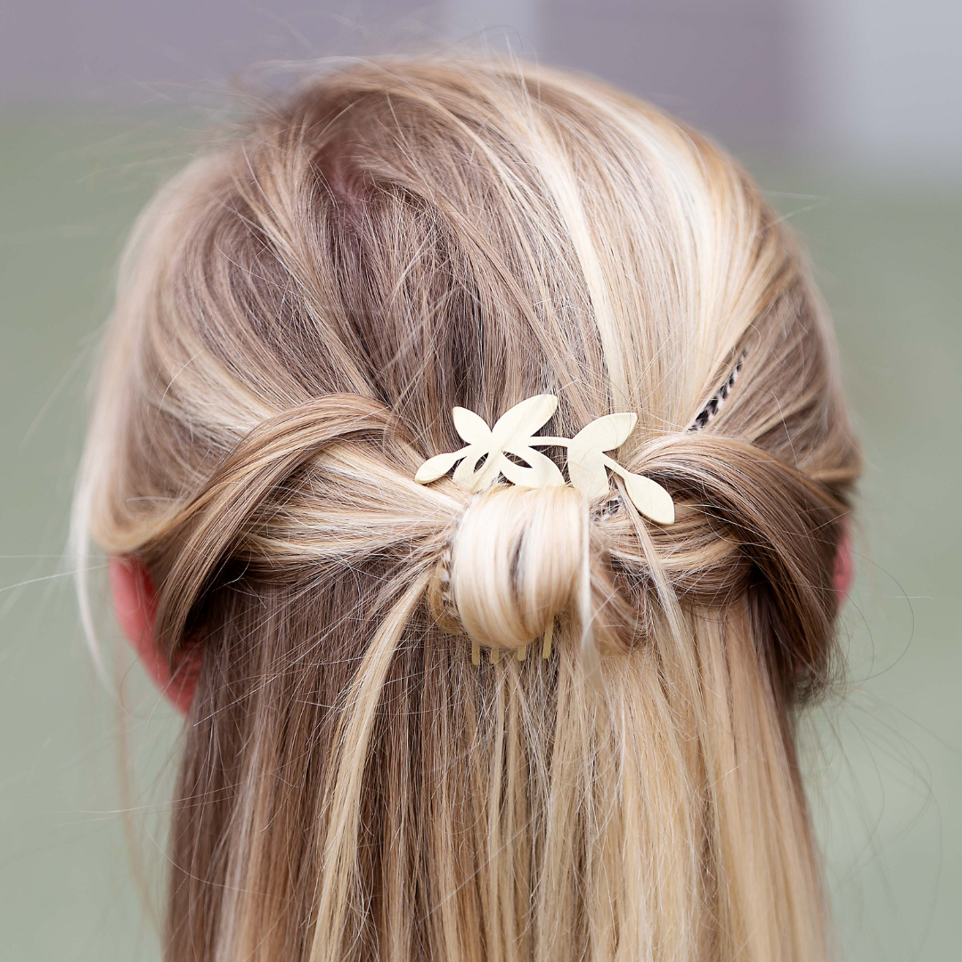 Mulan Hair Brooch (brass or stainless steel)