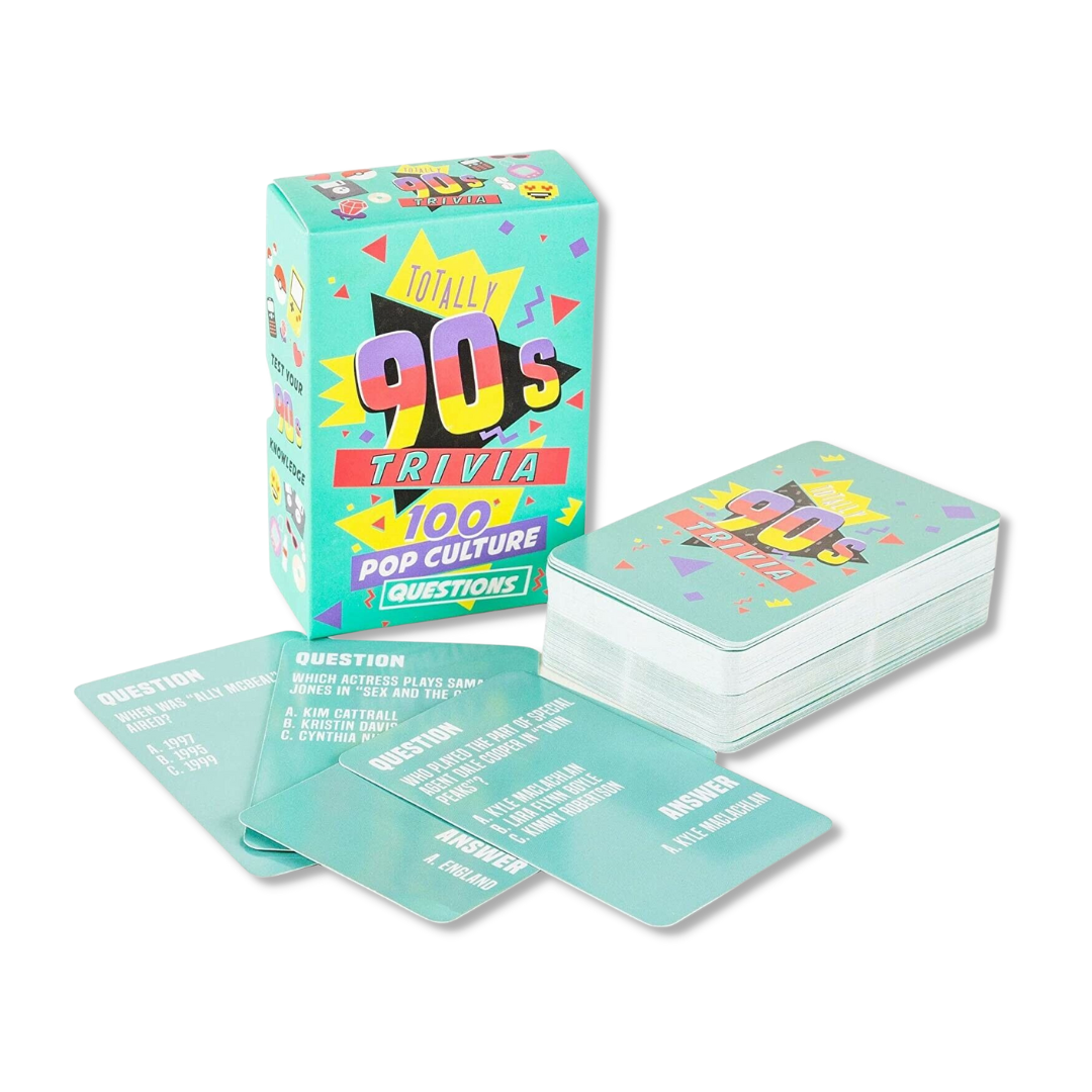Totally 90s Pop Culture Trivia Card Pack