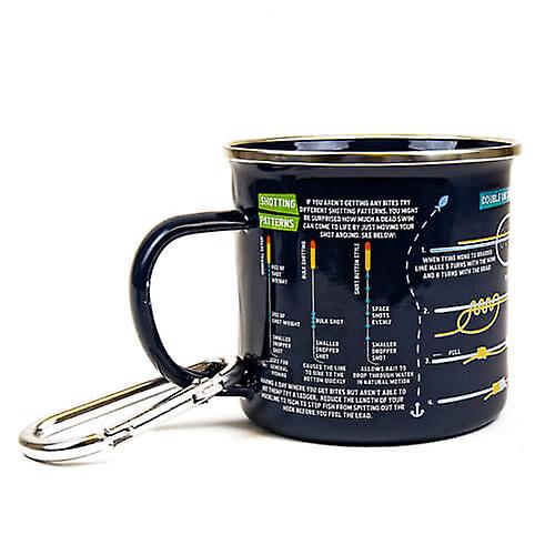 Fishing Guide Enamel Mug with Carabiner