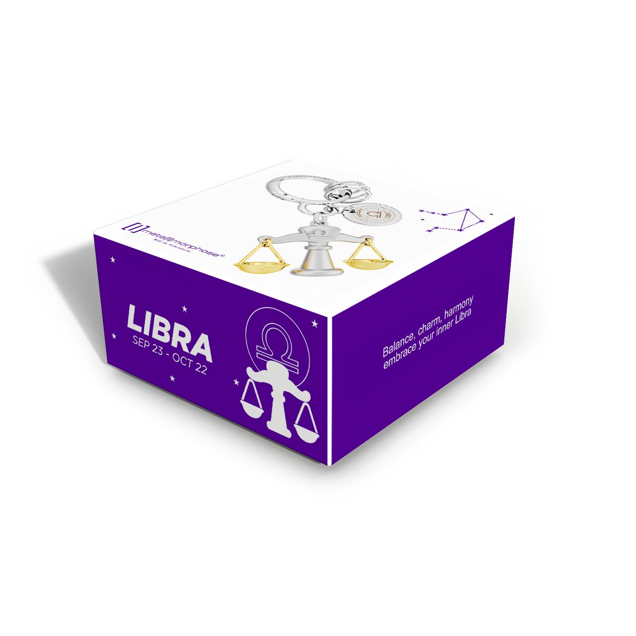 Zodiac Premium Metal Bag Charms