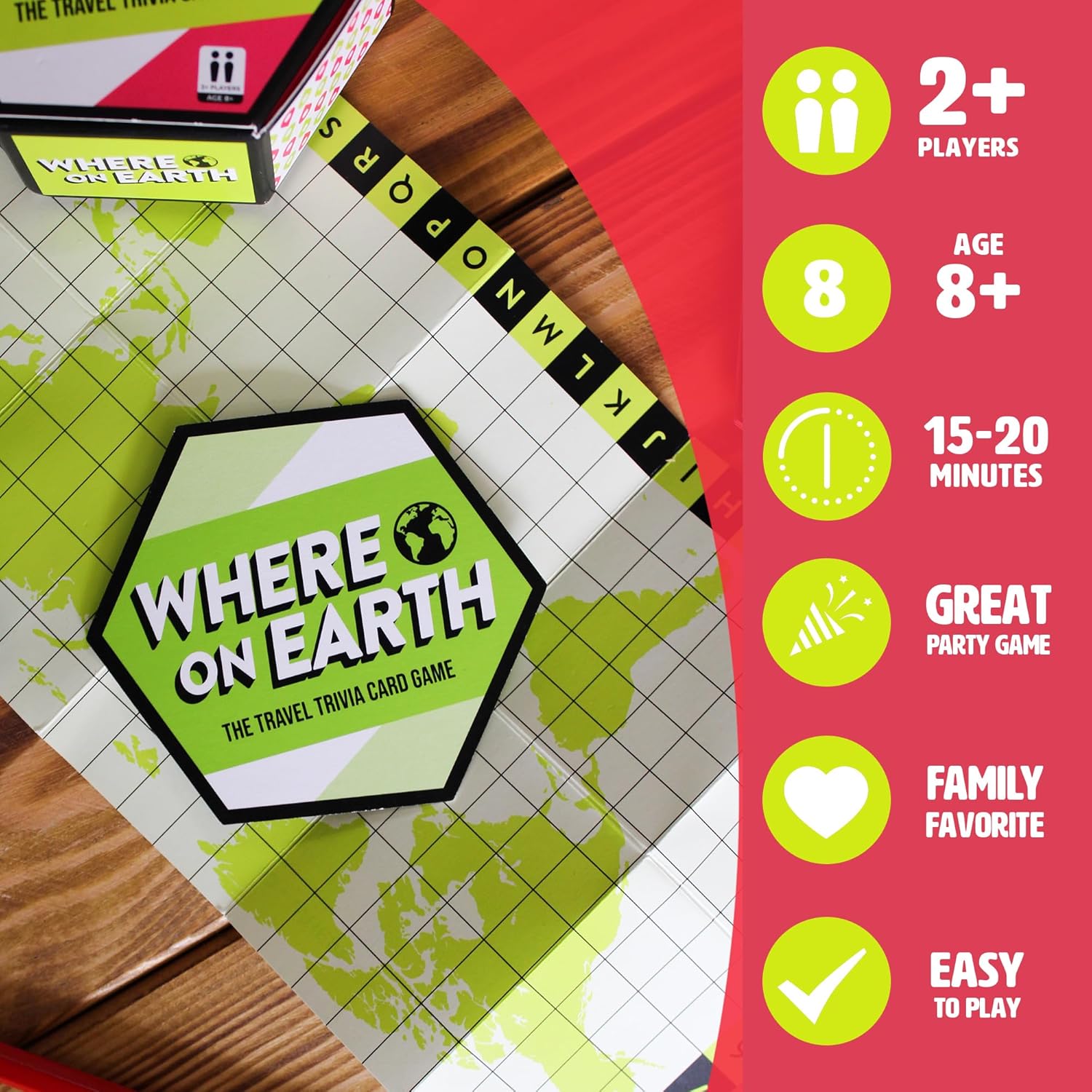"Where on Earth" Travel Trivia Card Game
