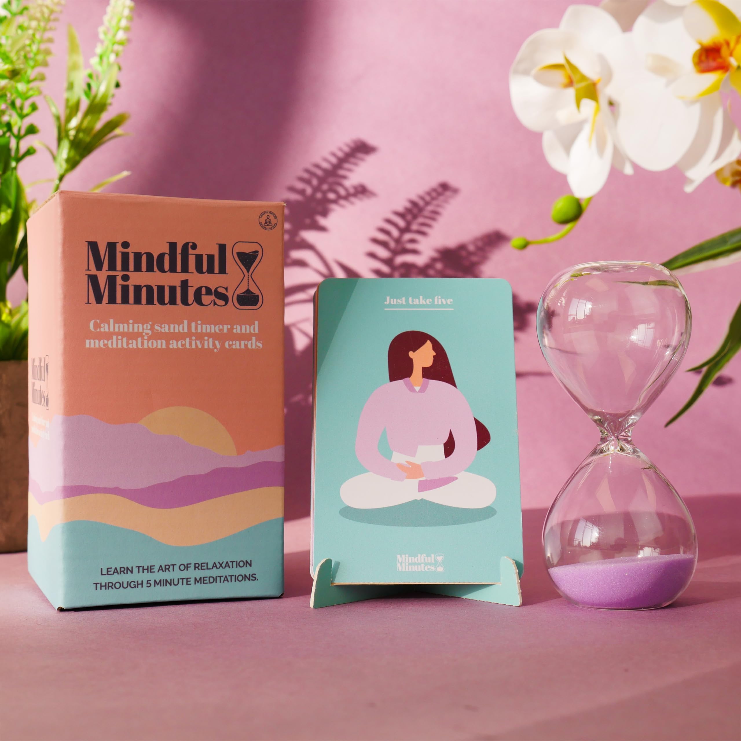 Mindful Minutes Meditation Cards & Timer Set