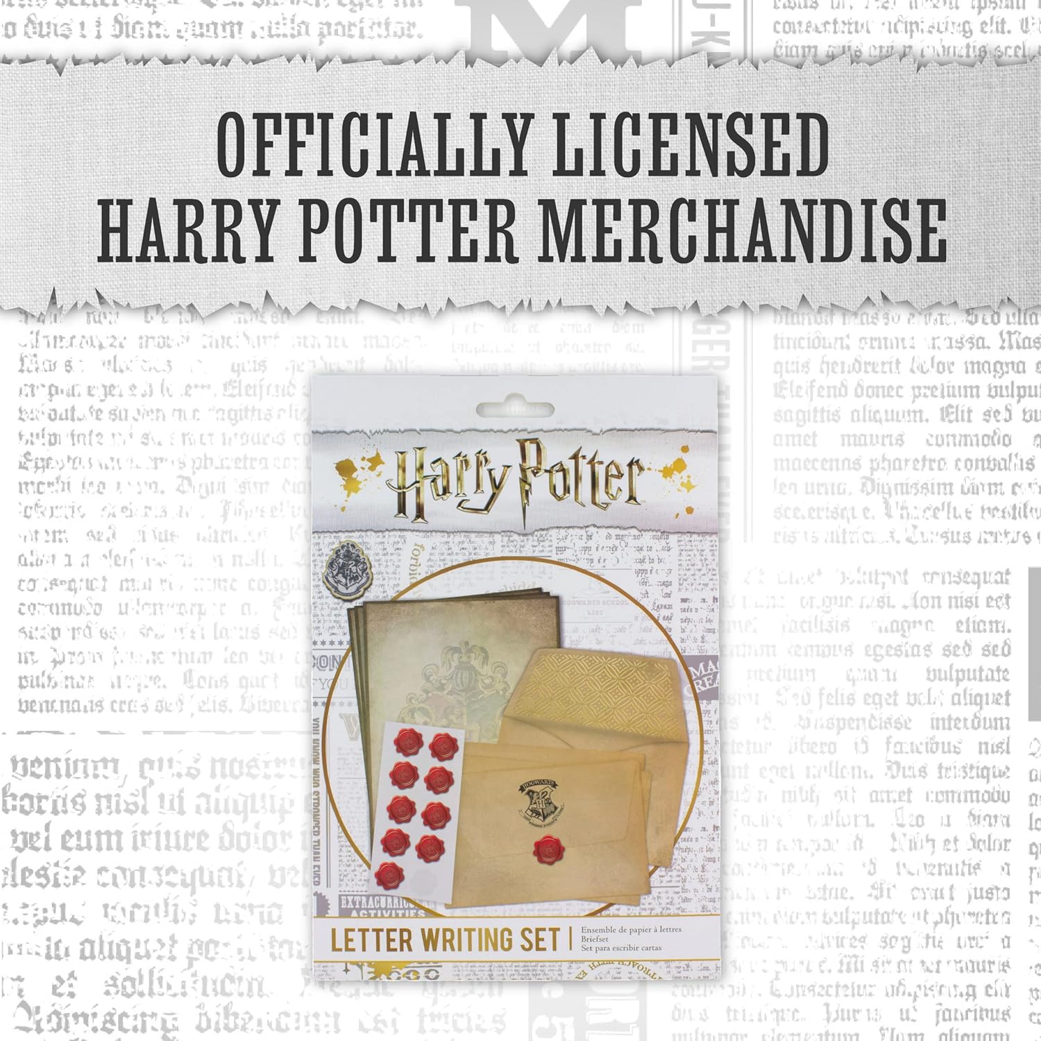 Harry Potter Hogwarts Letter Writing Set