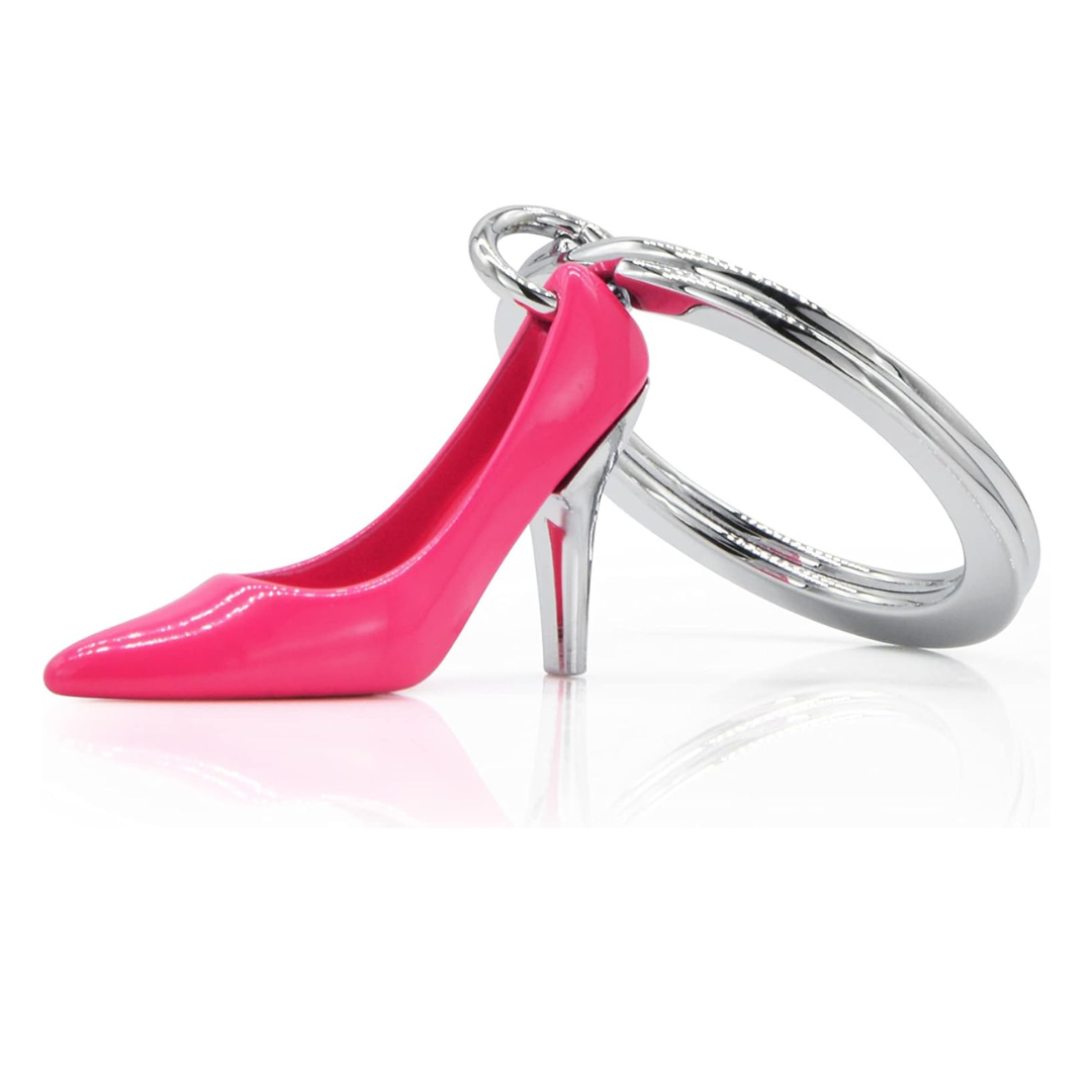 Pink High Heel 3D Premium Keyring