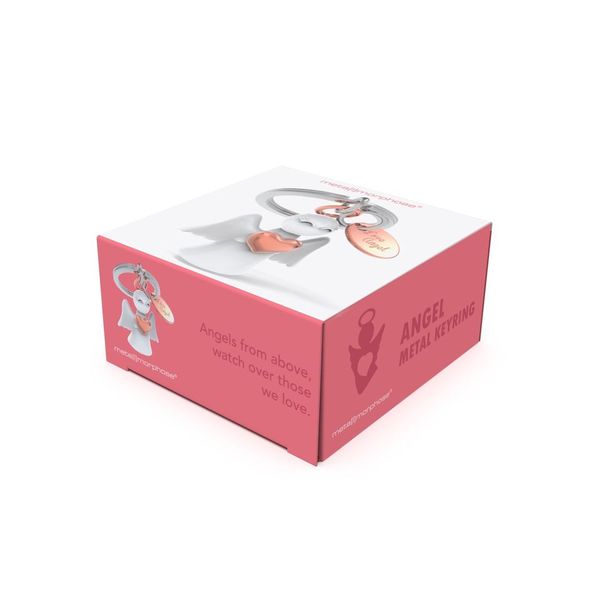"Love Angel" Premium Metal Keyring