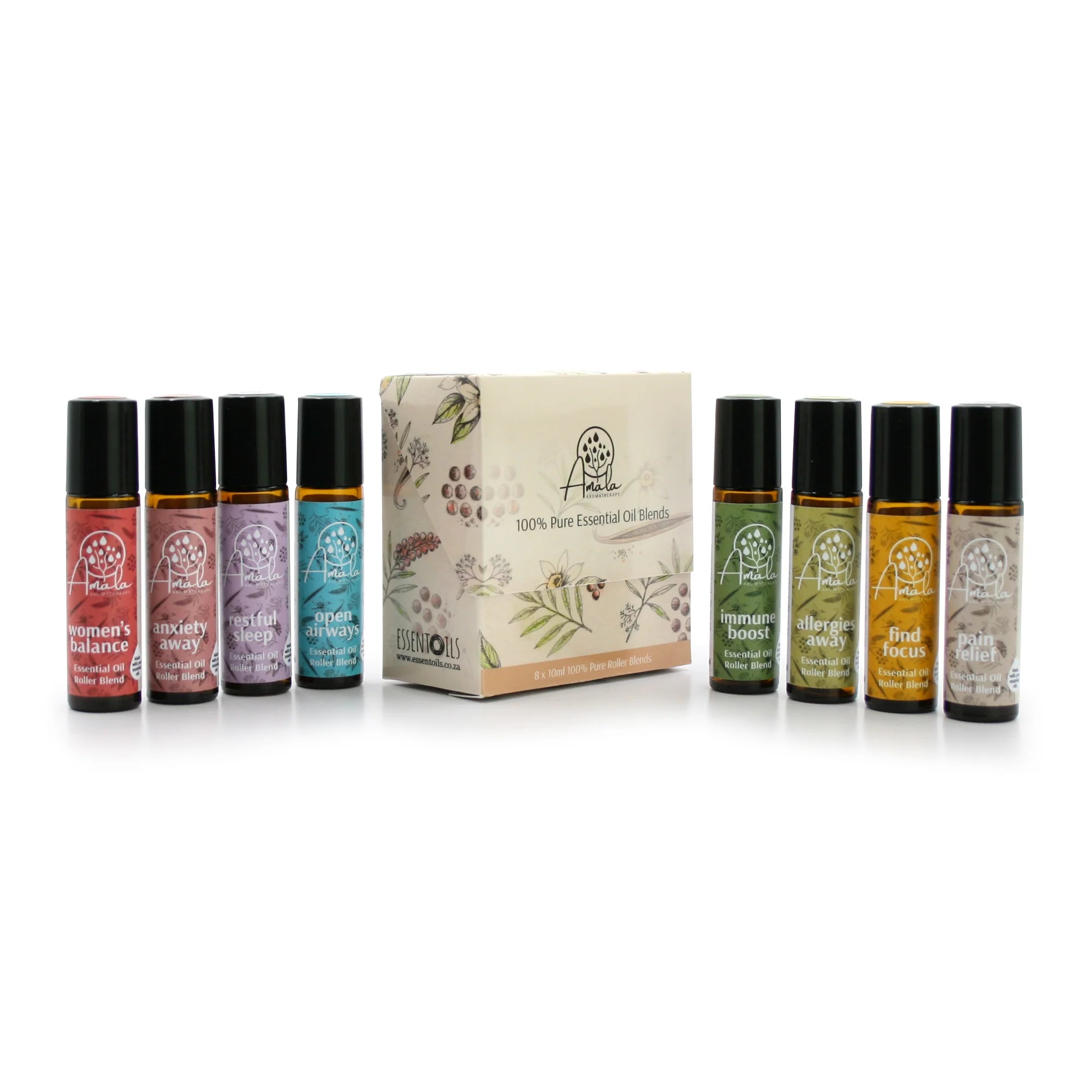 Aromatherapy Essential Oil Blend Rollers (assorted)
