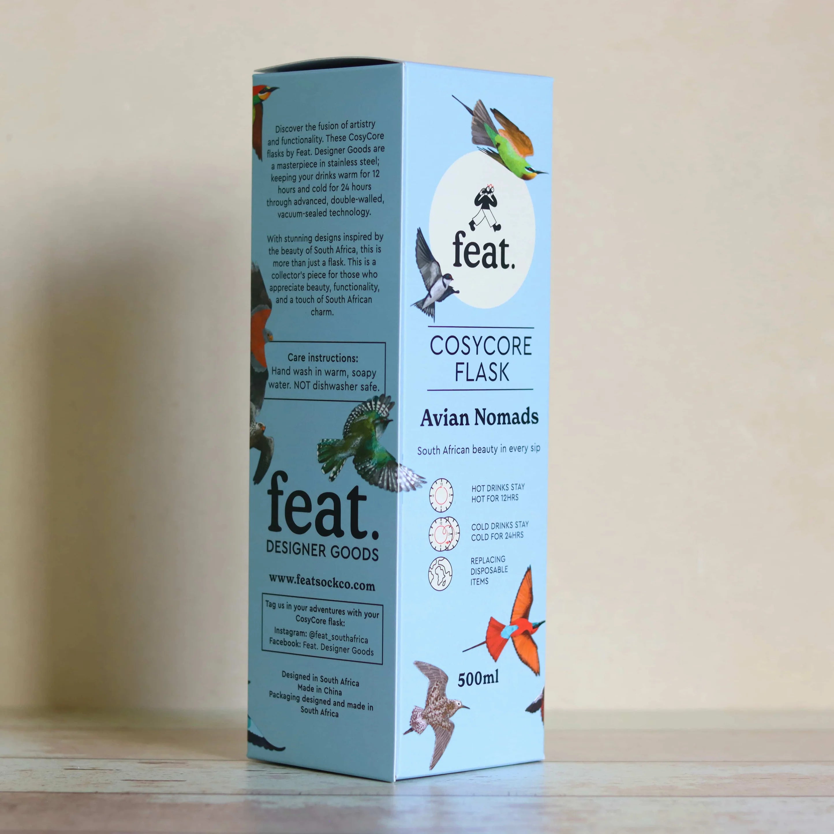 CosyCore Stainless Steel Flasks – Avian Nomads