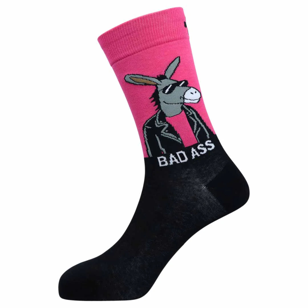 Men's "Bad Ass" Cotton Socks