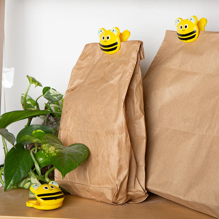 Bumble Bee Bag Clips (set of 6)