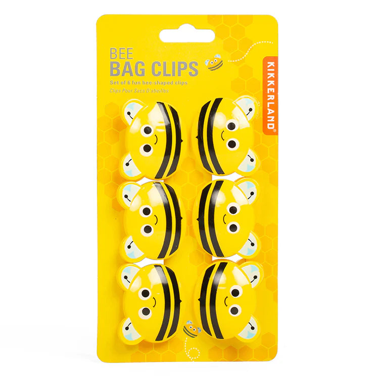 Bumble Bee Bag Clips (set of 6)