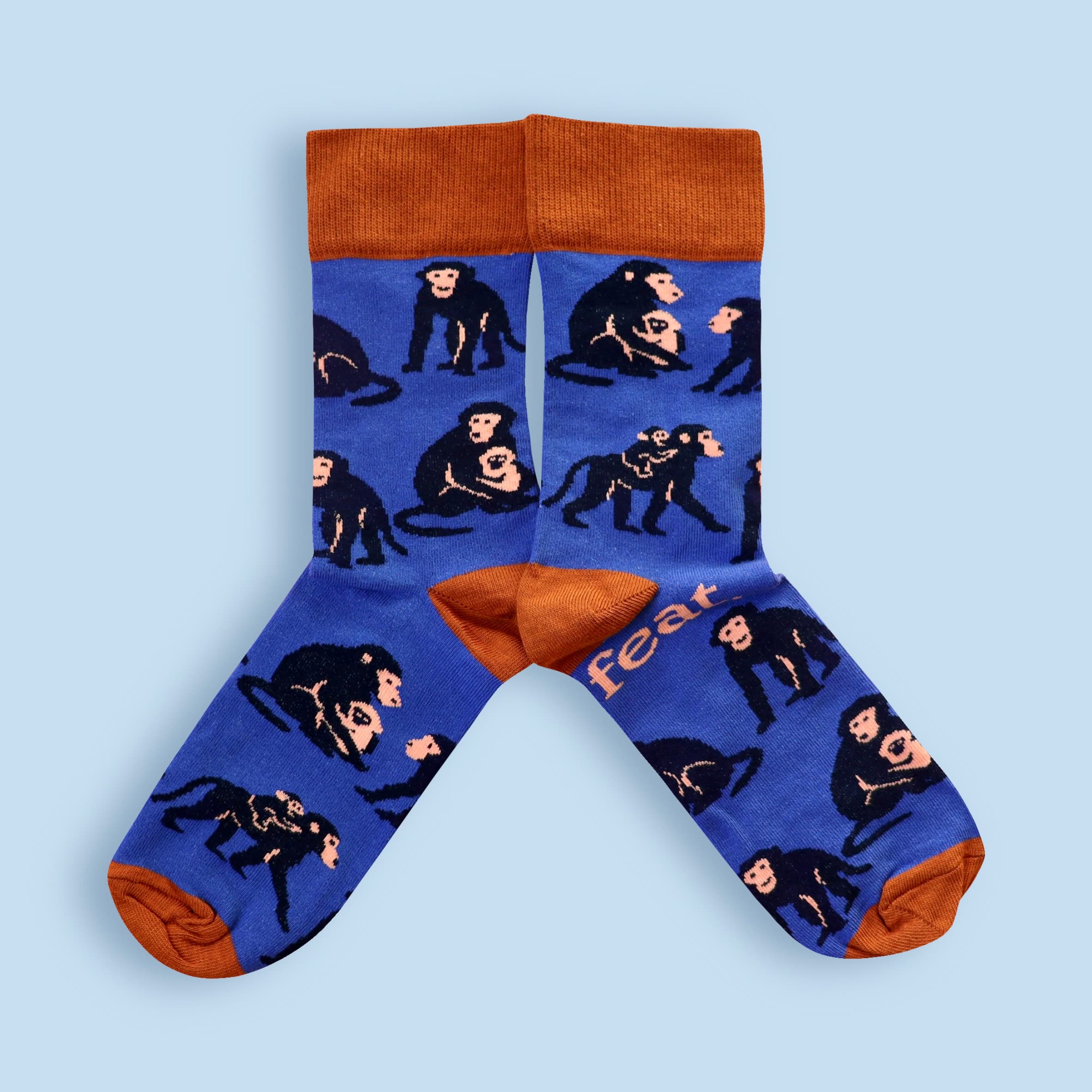 Baboon Troop Socks (His & Hers Sizes)