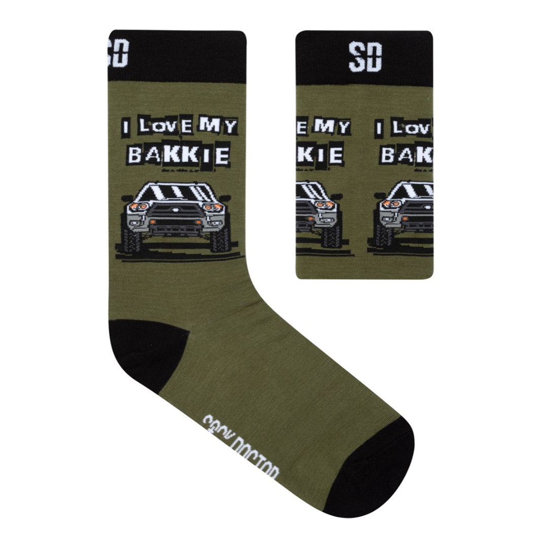 Men's "I Love My Bakkie" Socks