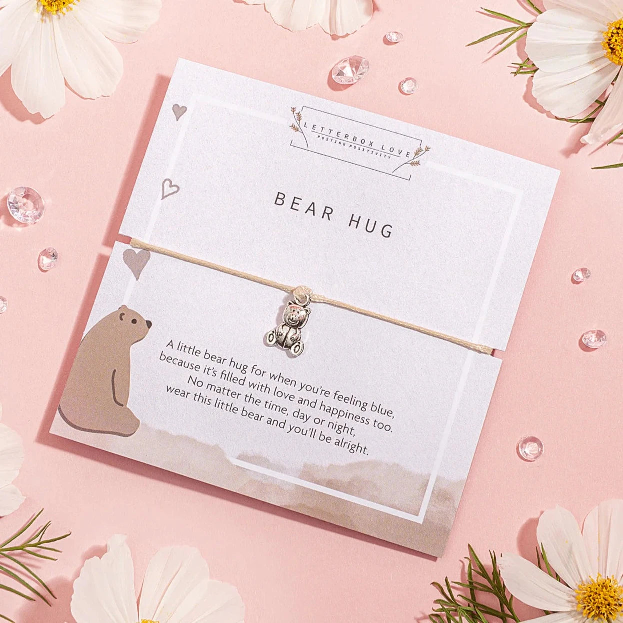 "Bear Hug" Keepsake Bracelet and Card Set