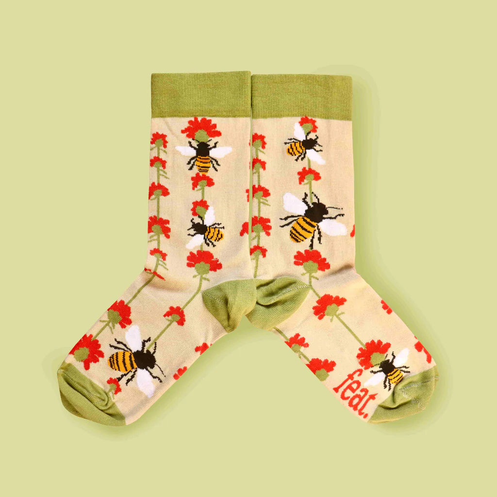 Hunting for Pollen Bee Socks (His & Hers sizes)