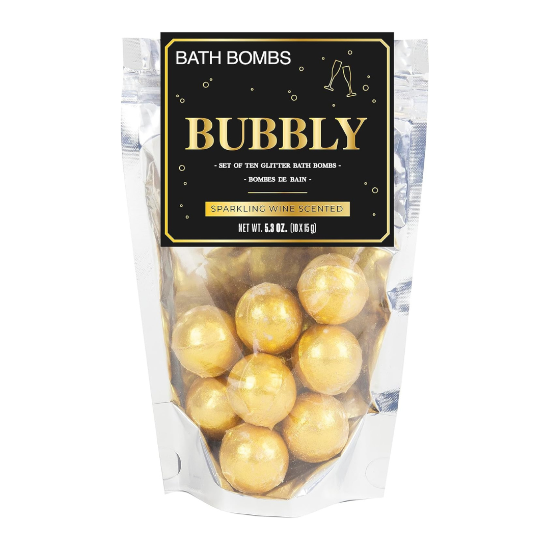 Bubbly Sparkling Wine Scented Bath Bombs